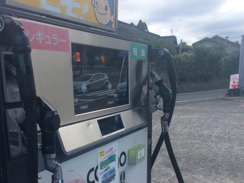 鹿児島空港近くのガソリンスタンド